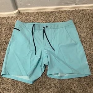 Men’s Lululemon hybrid light blue shorts size 36